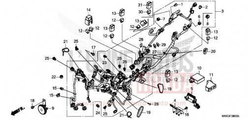 FAISCEAU DES FILS CRF1000AJ de 2018